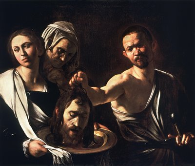 Salome met het Hoofd van Johannes de Doper door Michelangelo Merisi Caravaggio